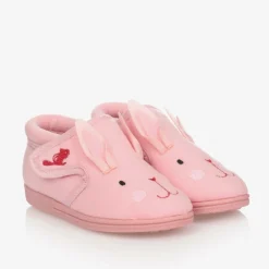 Chipmunks Pink Bunny Velcro Slippers Sale