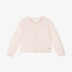 Marie-Chantal Pink Cashmere Angel Wing Cardigan Best