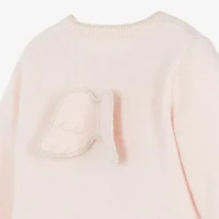 Marie-Chantal Pink Cashmere Angel Wing Cardigan Best