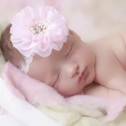Cute Cute Pink Chiffon Flower Headband Sale