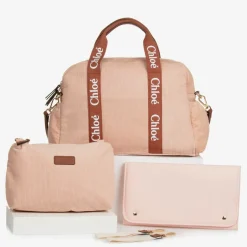 Chloé Pink Corduroy Changing Bag (48cm) Discount