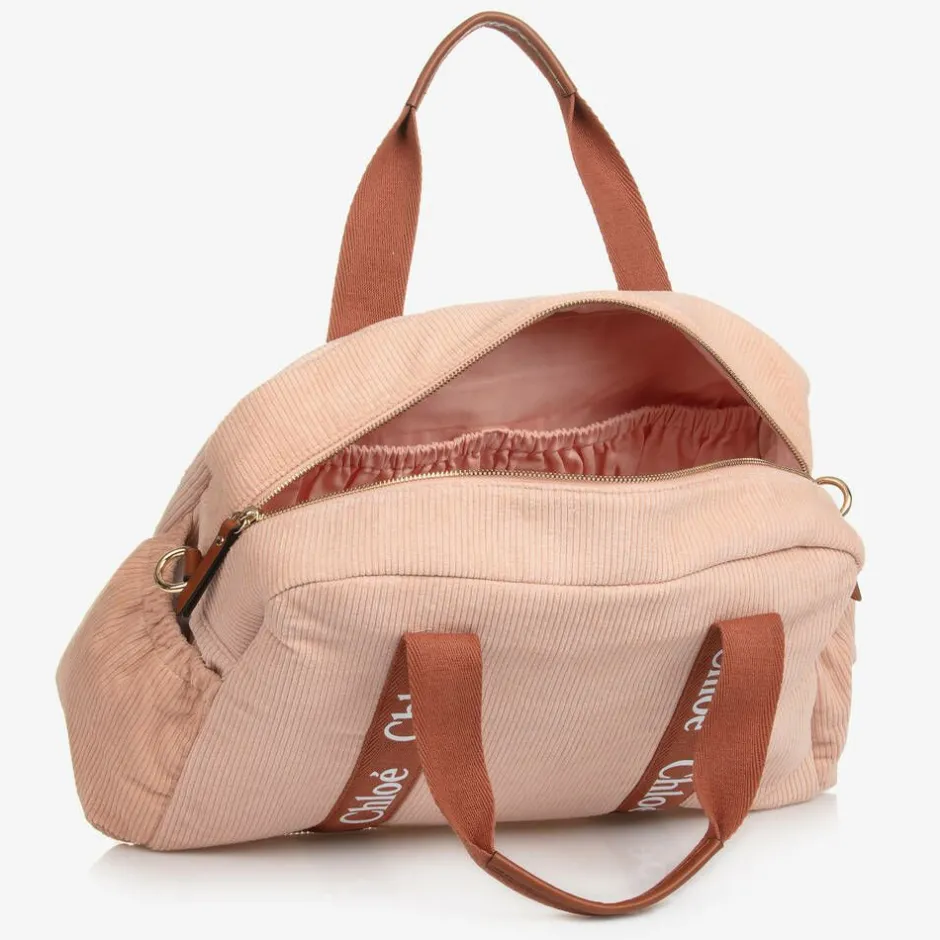 Chloé Pink Corduroy Changing Bag (48cm) Discount