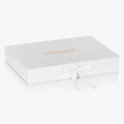 Versace Pink Cotton & Cashmere Baby Trouser Gift Set Clearance