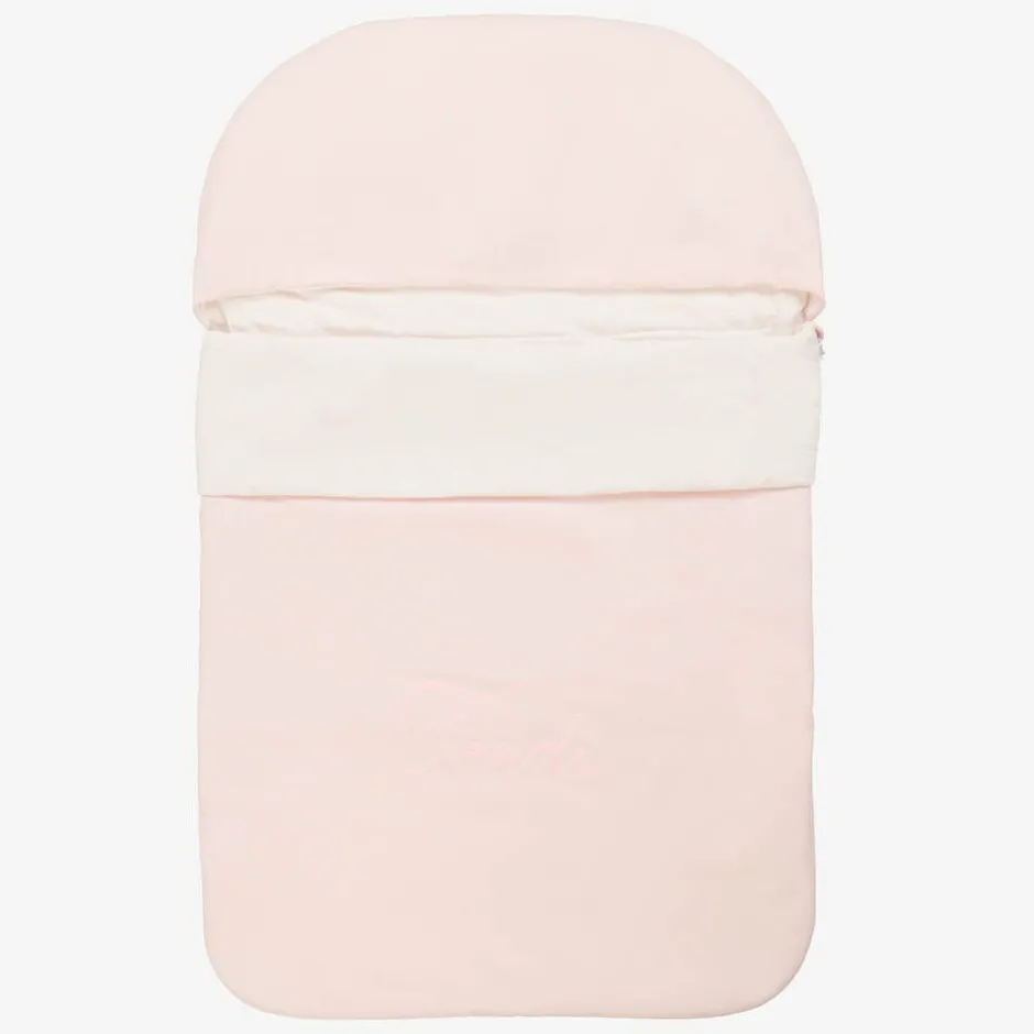 Fendi Pink Cotton Baby Nest (74cm) Hot