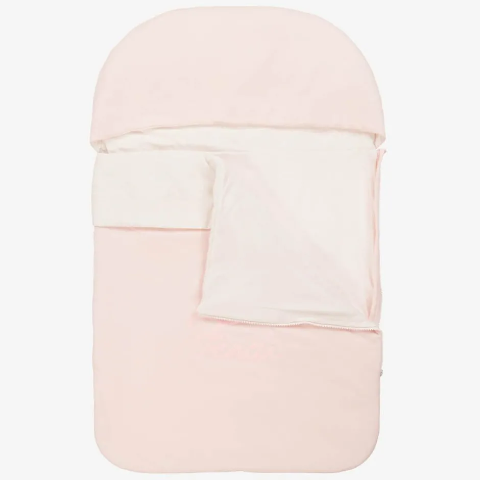 Fendi Pink Cotton Baby Nest (74cm) Hot