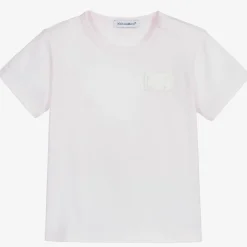 Dolce amp; Gabbana Pink Cotton Baby T-Shirt Online