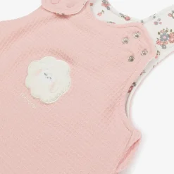 Mayoral Newborn Pink Cotton Lamb Sleeping Bag (73cm) Hot