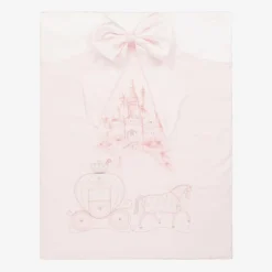 Sofija Pink Cotton Padded Blanket (85cm) Sale