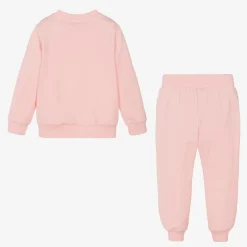 Moschino Kid-Teen Pink Cotton Tracksuit Best