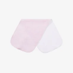 Kissy Kissy Pink Crescent Moonlight Pima Cotton Burp Cloth (48cm) Discount