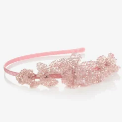 Sienna Likes To Party Pink Crystal Flower Hairband Sale