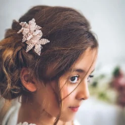 Sienna Likes To Party Pink Crystal Hair Clip (7.5cm) New