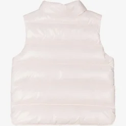Moncler Enfant Pink Down Padded Bernard Puffer Gilet