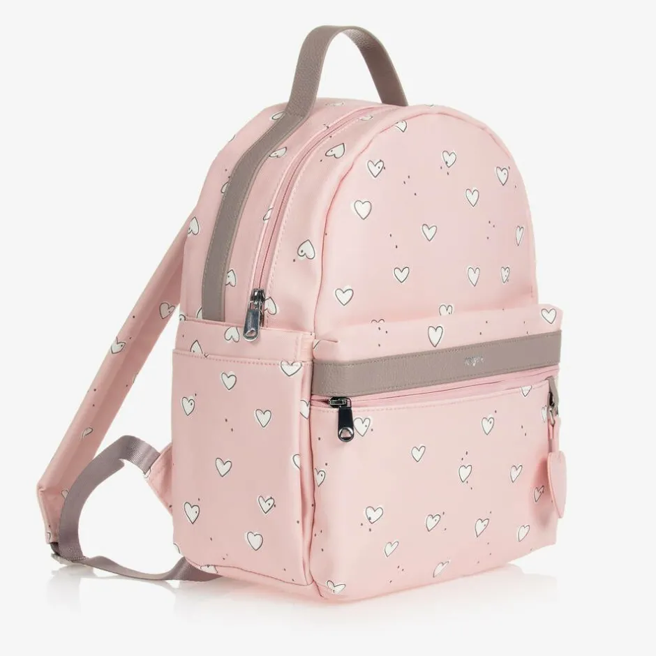 Mayoral Pink Faux Leather Changing Backpack (37cm) Hot