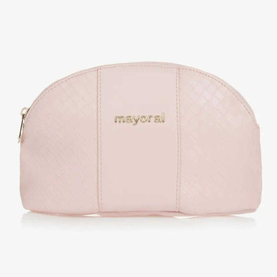 Mayoral Pink Faux Leather Pouch (25cm) Sale