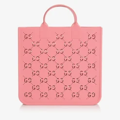 Gucci Pink GG Rubber Tote Bag (33cm) Hot