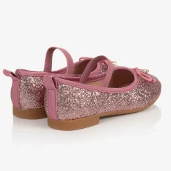 Angels Face Pink Glitter Ballerina Shoes Clearance