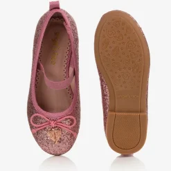 Angels Face Pink Glitter Ballerina Shoes Clearance
