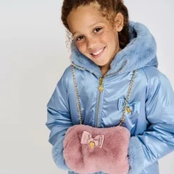 Angels Face Pink Hand Muff Bag (24cm) Online
