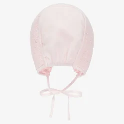 Sarah Louise Pink Hand-Smocked Bonnet Outlet