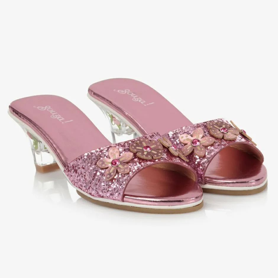 Souza Pink Heeled Shoes