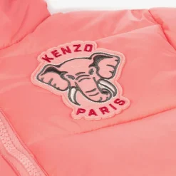 KENZO KIDS Pink Hooded Puffer Jacket Online