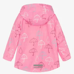 Mitty James Pink Hooded Waterproof Umbrella Raincoat Clearance