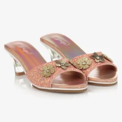 Souza Pink Iridescent Heeled Shoes