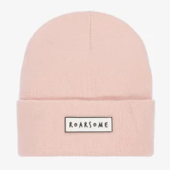 Roarsome Pink Knitted Beanie Hat Outlet