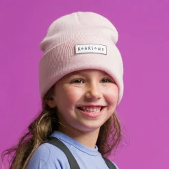Roarsome Pink Knitted Beanie Hat Outlet