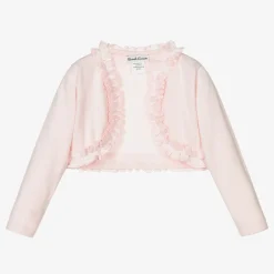 Sarah Louise Pink Knitted Bolero Cardigan Best