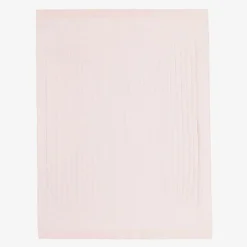 Emile et Rose Pink Knitted Cotton Blanket (96cm) Hot