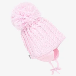 Sätila of Sweden Pink Laura Knitted Giant Pom-Pom Beanie New