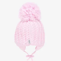 Sätila of Sweden Pink Laura Knitted Giant Pom-Pom Beanie New