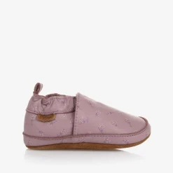 EN FANT Pink Leather Slippers Clearance