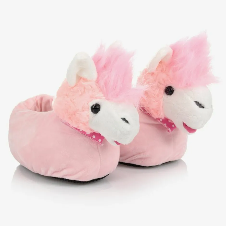 Souza Pink Llama Slippers Discount