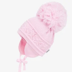 Sätila of Sweden Pink Malva Giant Pom-Pom Hat Discount