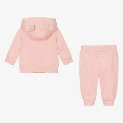 Moschino Baby Pink Organic Cotton Tracksuit Clearance
