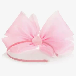 Sienna Likes To Party Pink Organza Bow Hairband Sale