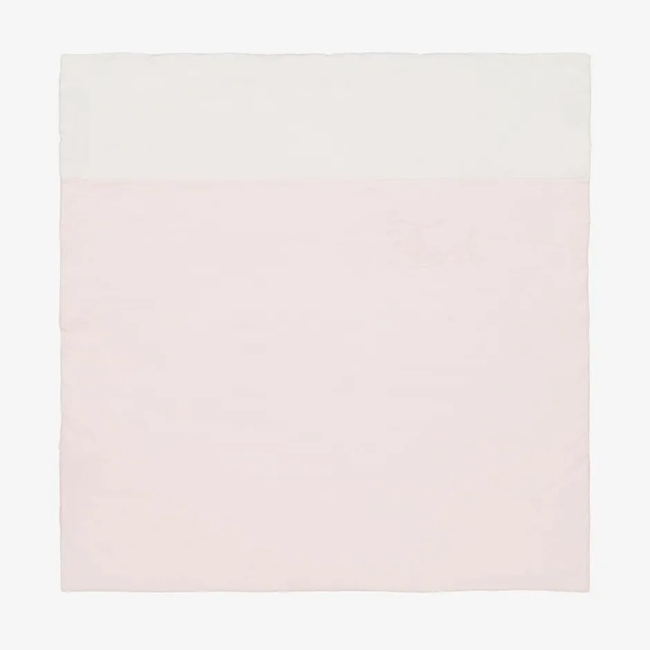 Fendi Pink Padded Cotton Blanket (83cm) Online