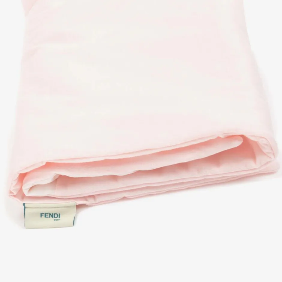 Fendi Pink Padded Cotton Blanket (83cm) Online