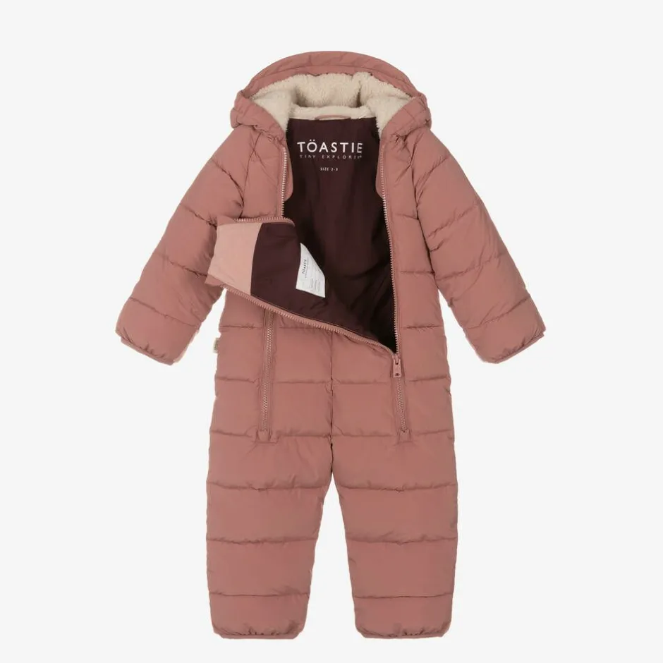 Töastie Pink Padded Snowsuit Clearance