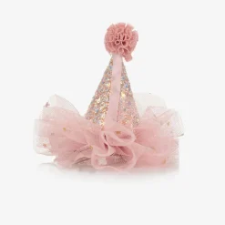 Souza Pink Party Hat Hair Clip (9cm) New