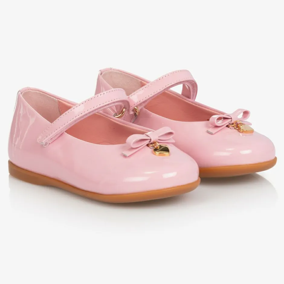 Dolce amp; Gabbana Pink Patent Leather Shoes Discount