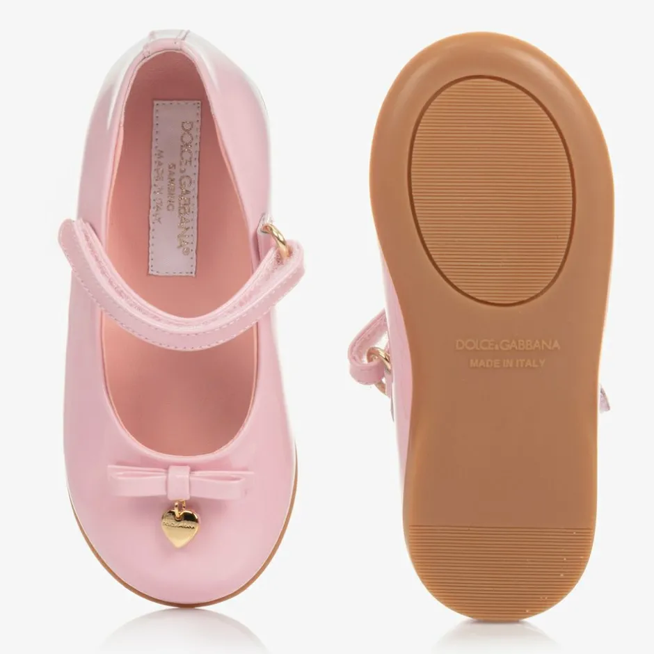 Dolce amp; Gabbana Pink Patent Leather Shoes Discount