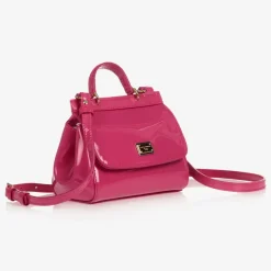 Dolce amp; Gabbana Pink Patent Leather Sicily Bag (14cm) Online