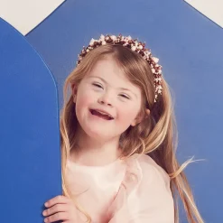 Sienna Likes To Party Pink Pearl & Crystal Hairband Online