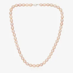 Raw Pearls Pink Pearl Jewellery Set Online