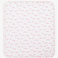 Kissy Kissy Pink Pima Cotton Heavenly Hydrangeas Blanket (73cm) Sale