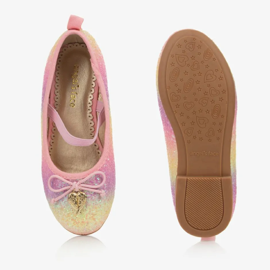Angels Face Rainbow Ballerina Shoes Pink Outlet